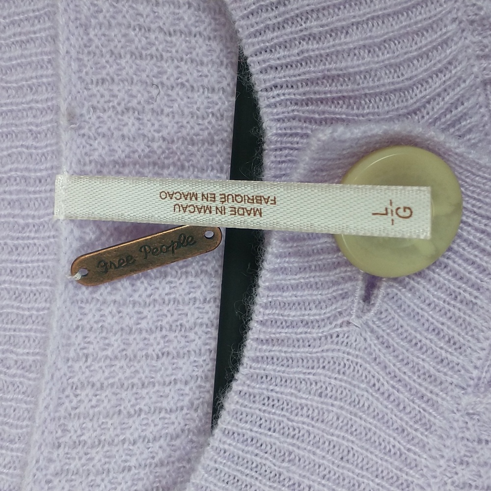 Free People Lavender Cardigan - Picture 8 of 11